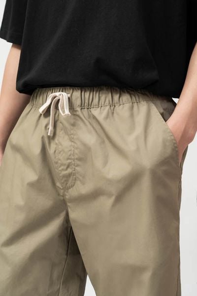  Quần shorts nam vải cotton dây rút 001A 