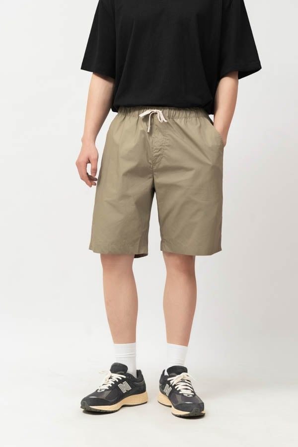  Quần shorts nam vải cotton dây rút 001A 