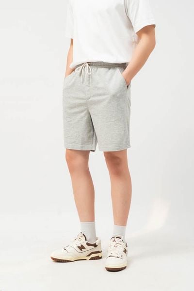 Quần shorts nam vải nỉ dáng relax 