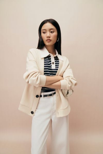  Áo Cardigan Unisex vải Scuba 