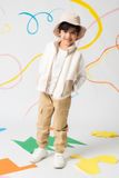  Quần jogger trẻ em túi hộp vải twill 