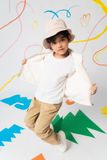  Quần jogger trẻ em túi hộp vải twill 
