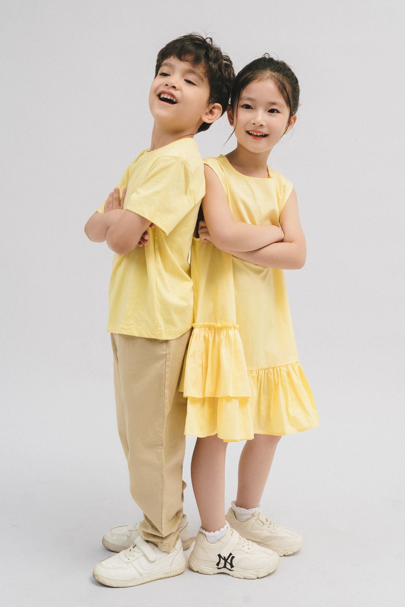  Áo phông trẻ em vải cotton hữu cơ 