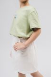  Áo phông trẻ em vải cotton hữu cơ in hình 