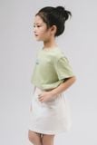  Áo phông trẻ em vải cotton hữu cơ in hình 