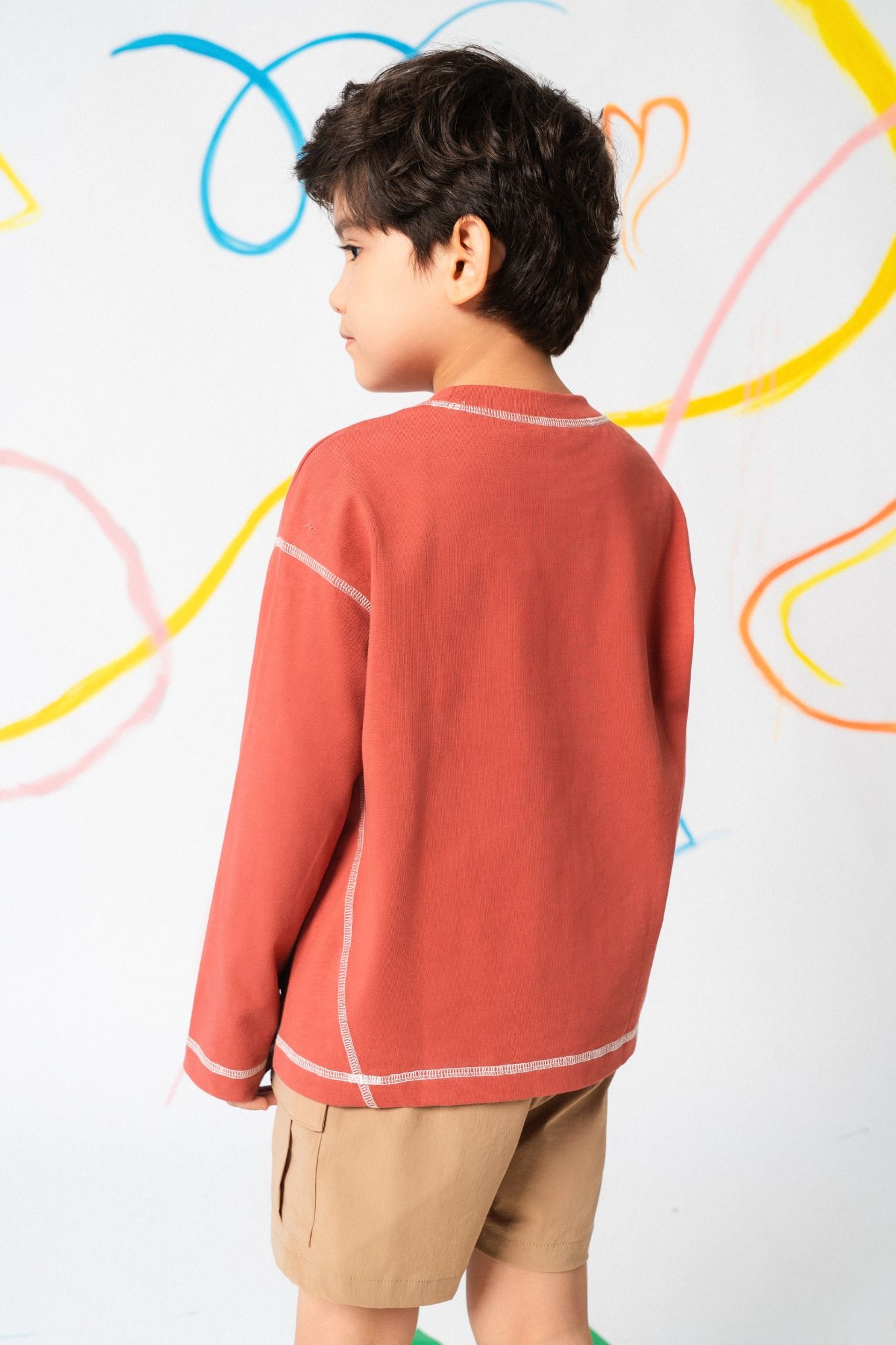  Quần shorts túi hộp bé trai vải gió 