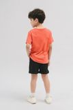  Quần shorts bé trai khaki cạp chun 