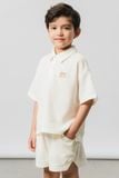  Quần shorts trẻ em vải waffle dáng relax 