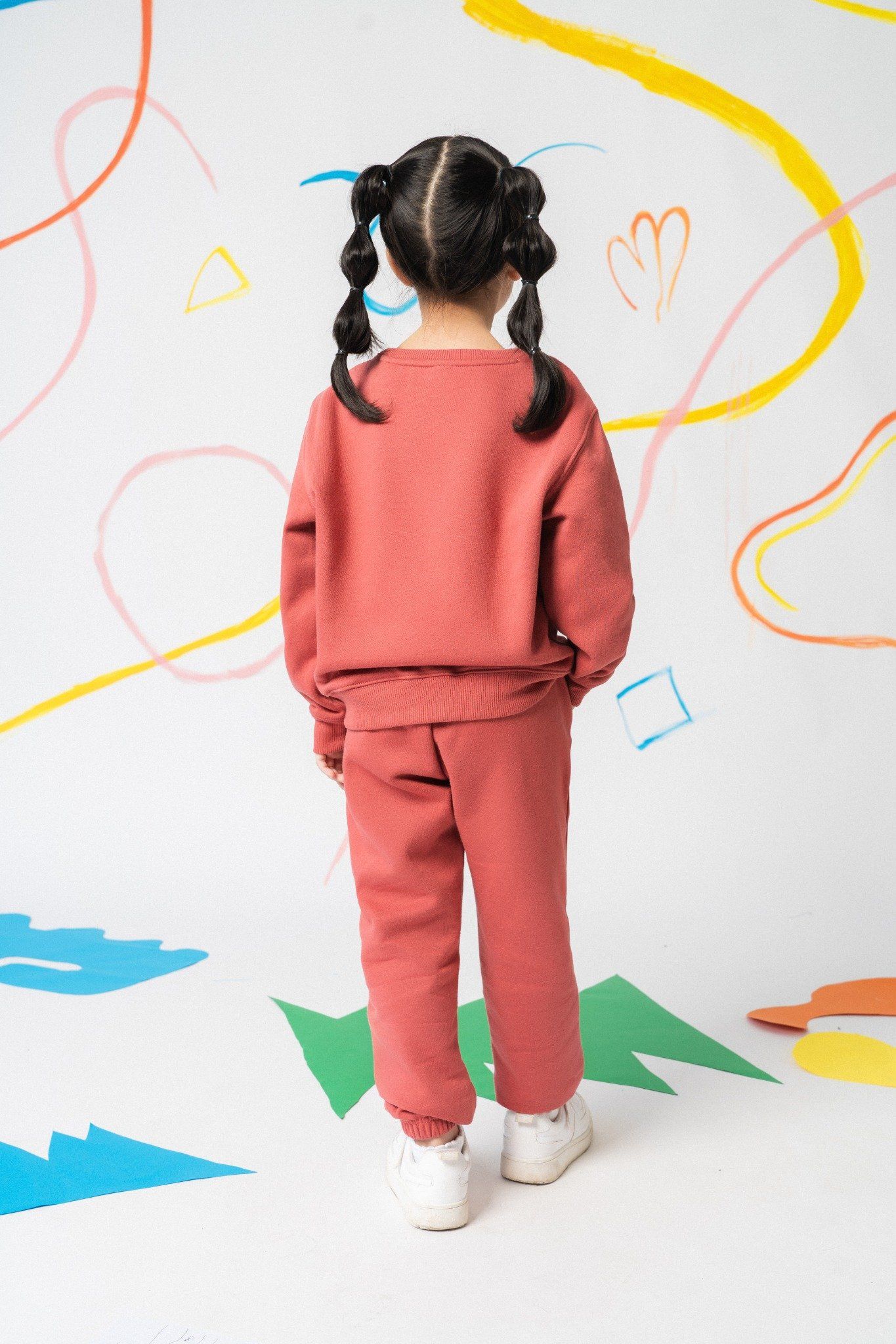  Quần nỉ jogger unisex trẻ em dáng regular 