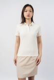  Áo polo nữ dáng ôm vải pique 