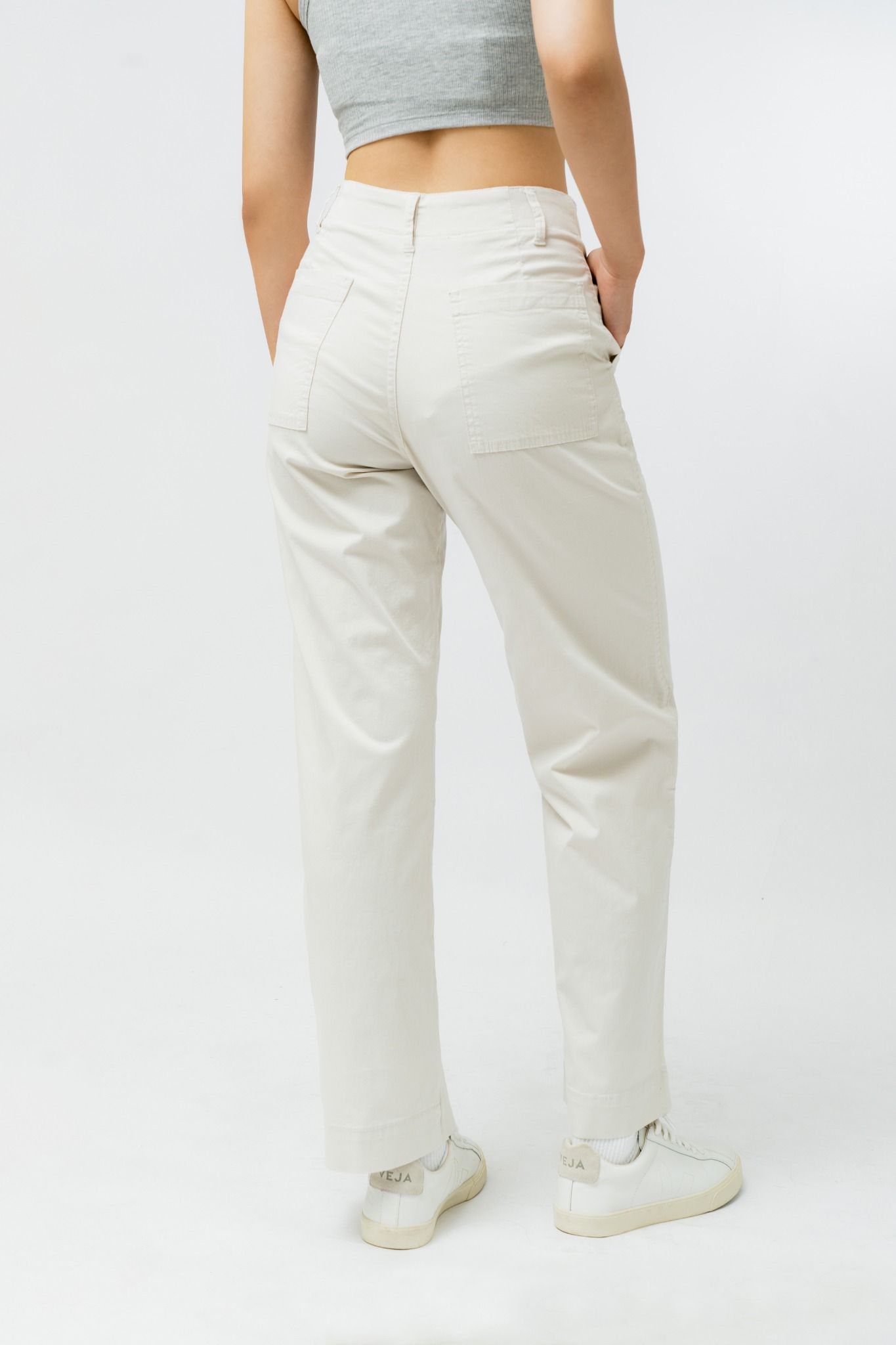  Quần khaki nữ dáng đứng 