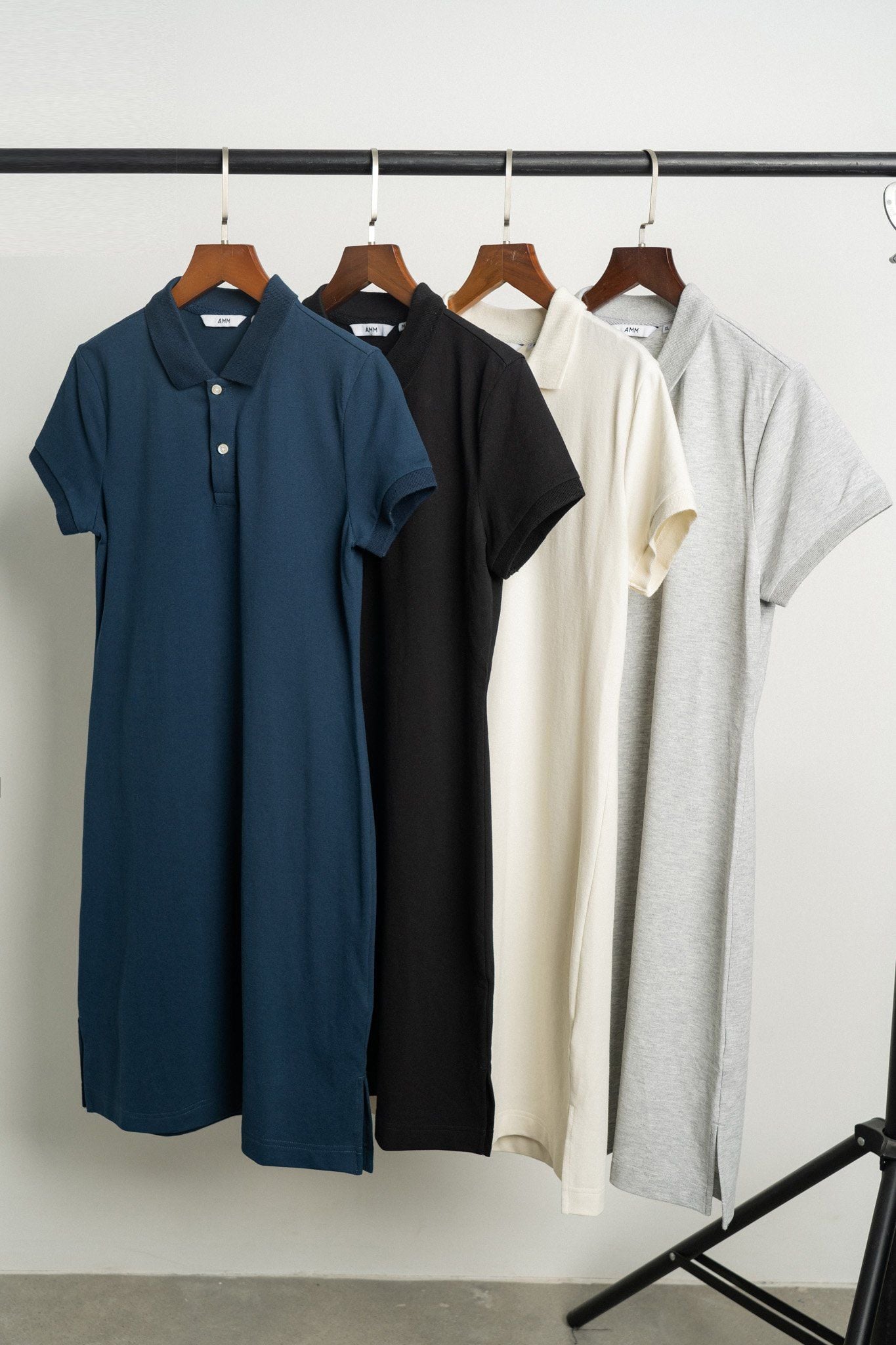  Váy polo dáng ôm vải pique 