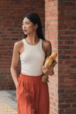  Áo khoét nách nữ vải rib 