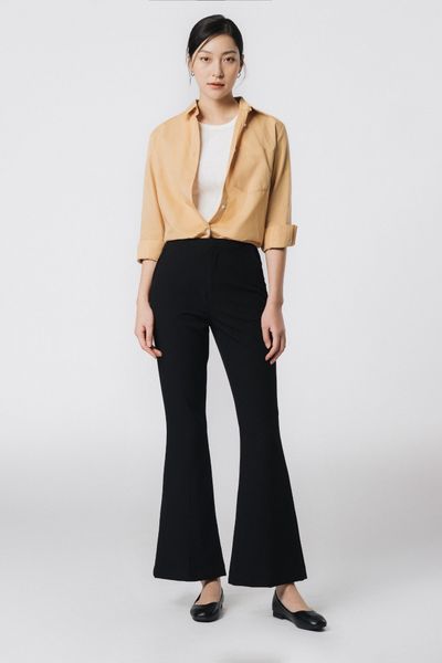  Áo sơ mi nữ dài tay dáng cơ bản 