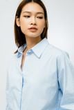  Áo sơ mi nữ kẻ dáng rộng 