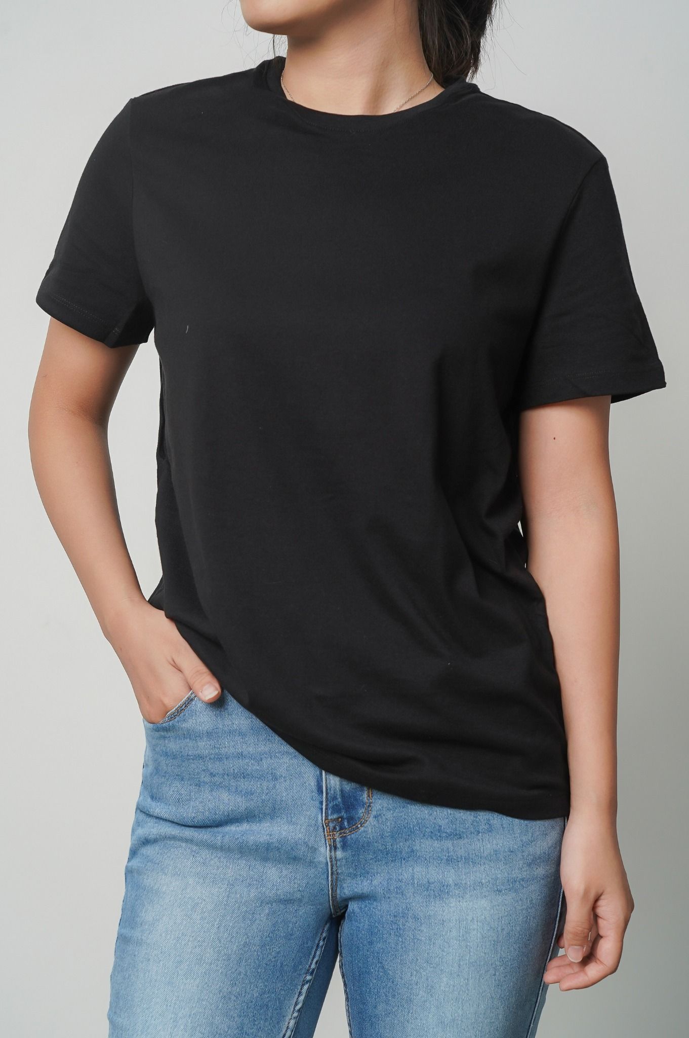  Áo T-shirt nữ sợi bông tái chế 