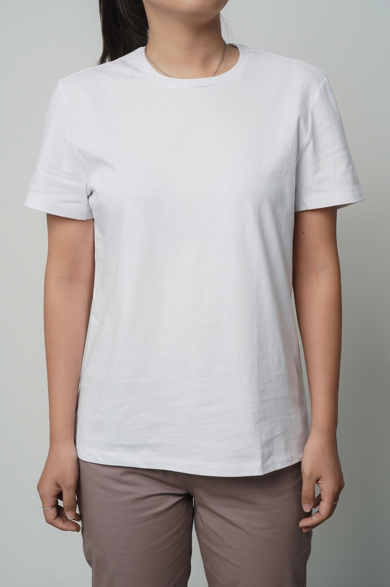  Áo T-shirt nữ sợi bông tái chế 