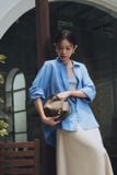  Áo sơ mi Nữ vải Linen dáng Regular 