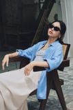  Áo sơ mi Nữ vải Linen dáng Regular 