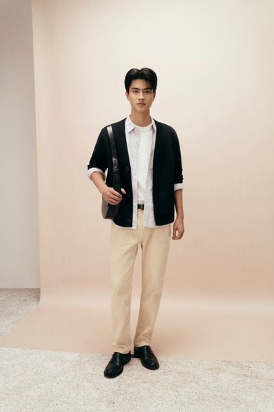  Áo Cardigan Unisex vải Scuba 