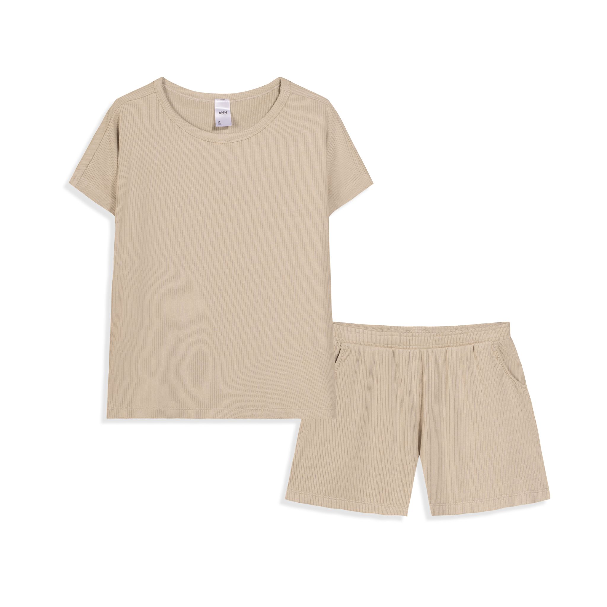  Set đồ mặc nhà nữ vải rib 
