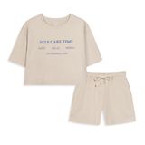  Set đồ mặc nhà nữ in slogan 