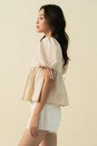  Áo nữ poplin kiểu babydoll 