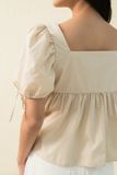  Áo nữ poplin kiểu babydoll 