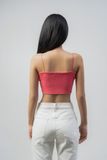  Áo hai dây nữ dáng crop 