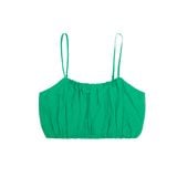  Áo 2 dây nữ poplin dáng crop 