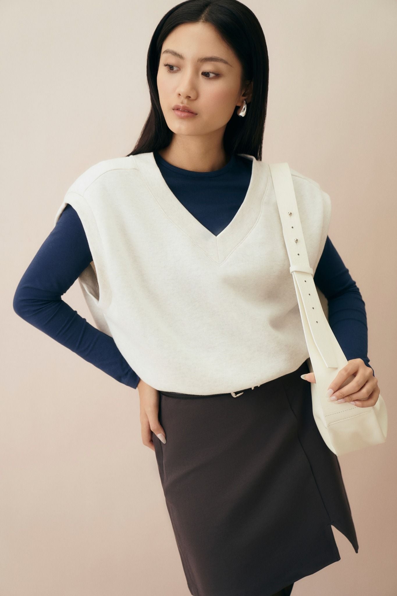  Chân váy nữ vải interlock 