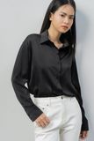  Áo sơ mi nữ vải lụa satin 
