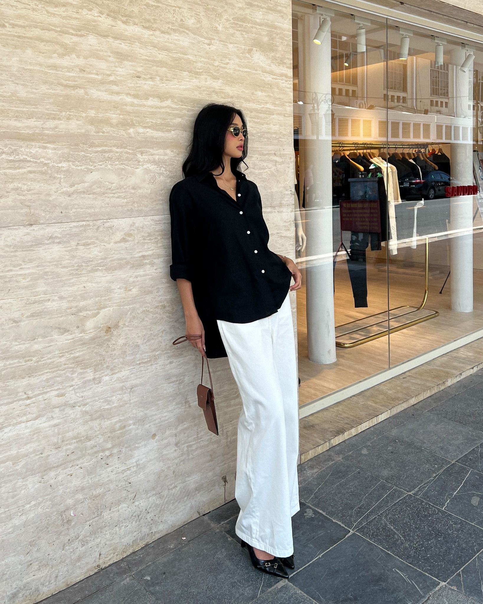  Quần Jeans nữ dáng wideleg 