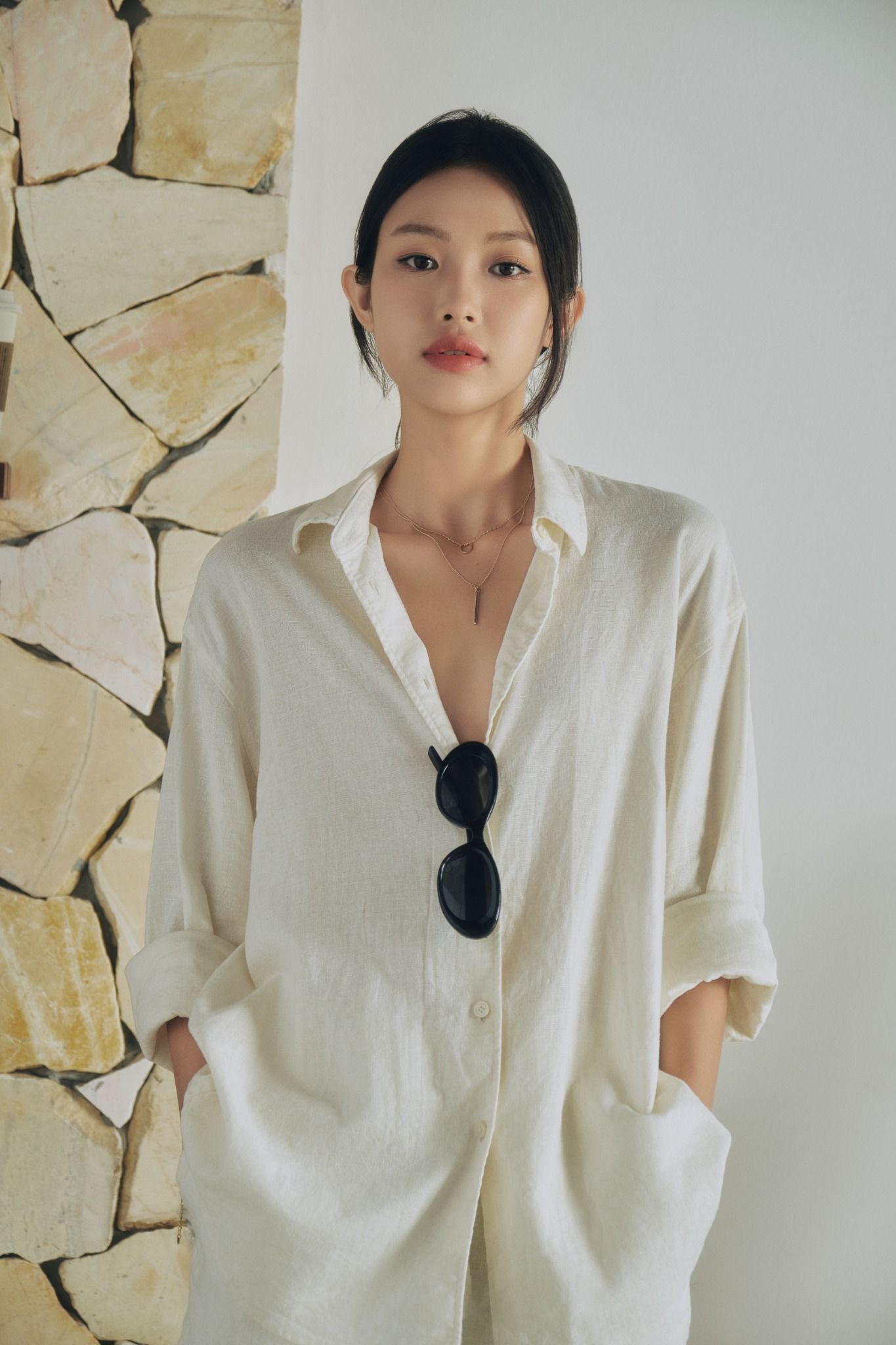  Áo sơ mi Nữ vải Linen dáng Regular 