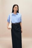  Áo sơ mi nữ Ovesize vải Poplin 