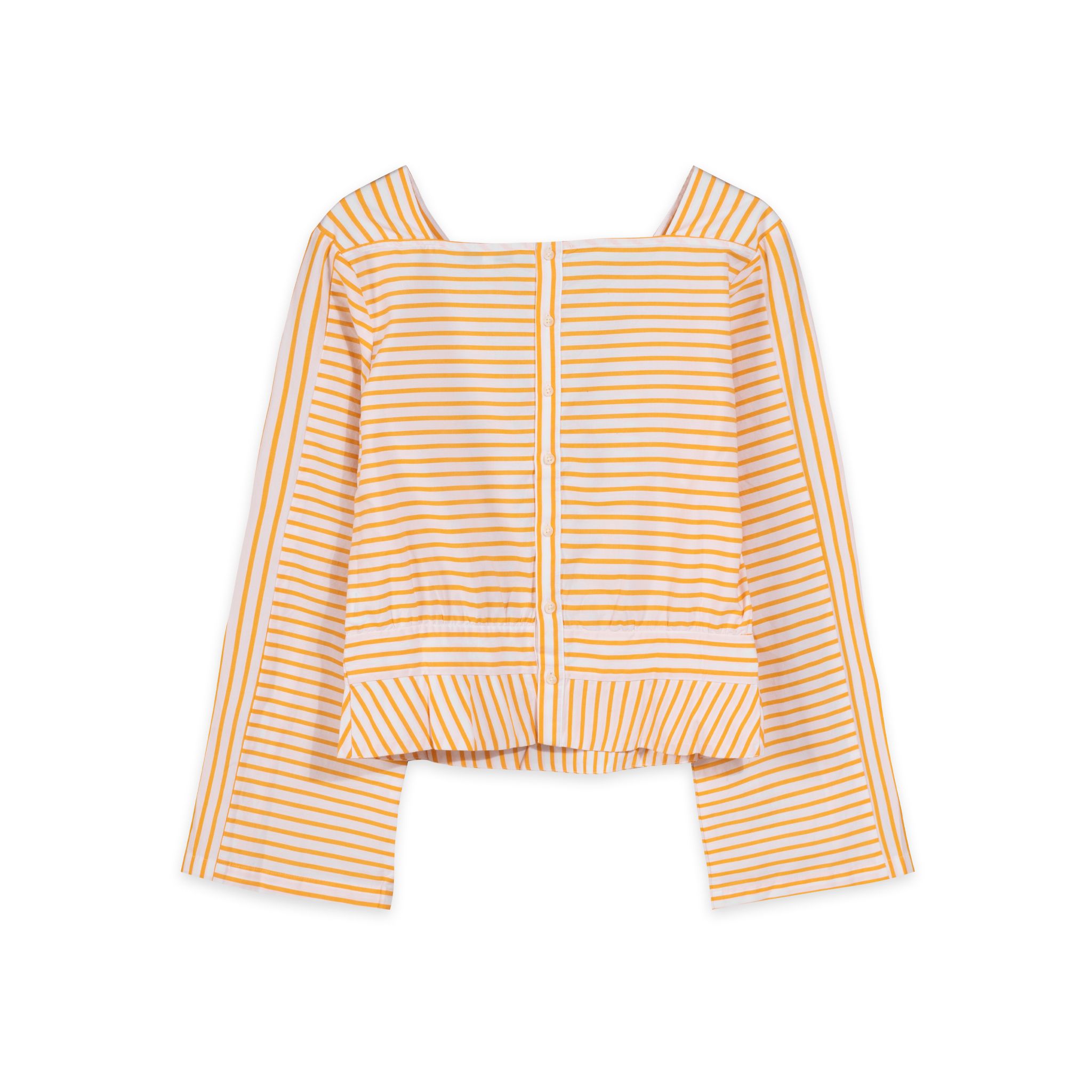  Áo kiểu nữ phối kẻ poplin 