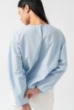  Áo nữ buộc dây poplin 