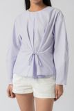  Áo nữ buộc dây poplin 