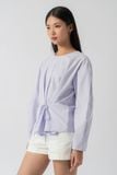  Áo nữ buộc dây poplin 