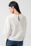  Áo nữ buộc dây poplin 