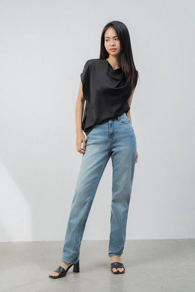  Quần Jeans nữ dáng Vintage Straight 