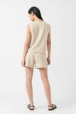  Quần shorts nữ vải linen 