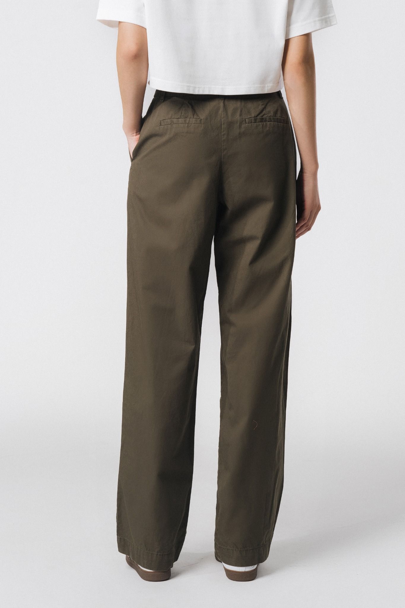  Quần Chino nữ xếp ly 