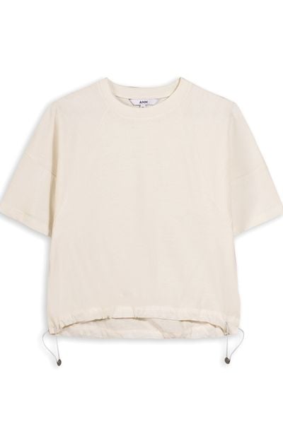  Áo t-shirt nữ dáng rộng có dây rút gấu 