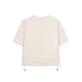  Áo t-shirt nữ dáng rộng có dây rút gấu 