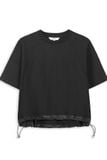  Áo t-shirt nữ dáng rộng có dây rút gấu 