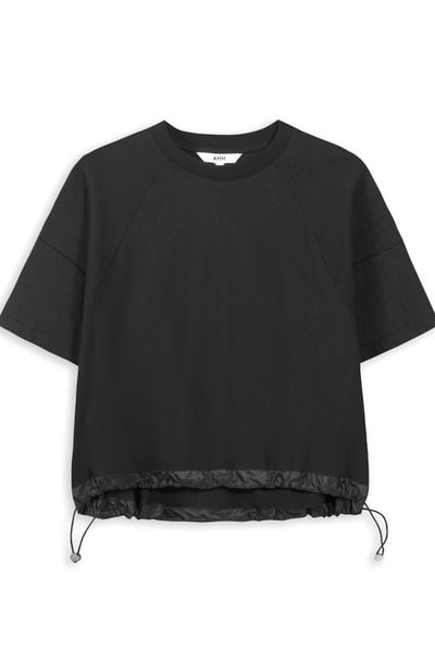  Áo t-shirt nữ dáng rộng có dây rút gấu 