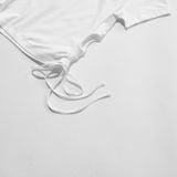  Áo phông nữ cut-out dáng crop vải cotton 