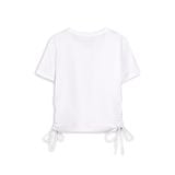  Áo phông nữ cut-out dáng crop vải cotton 