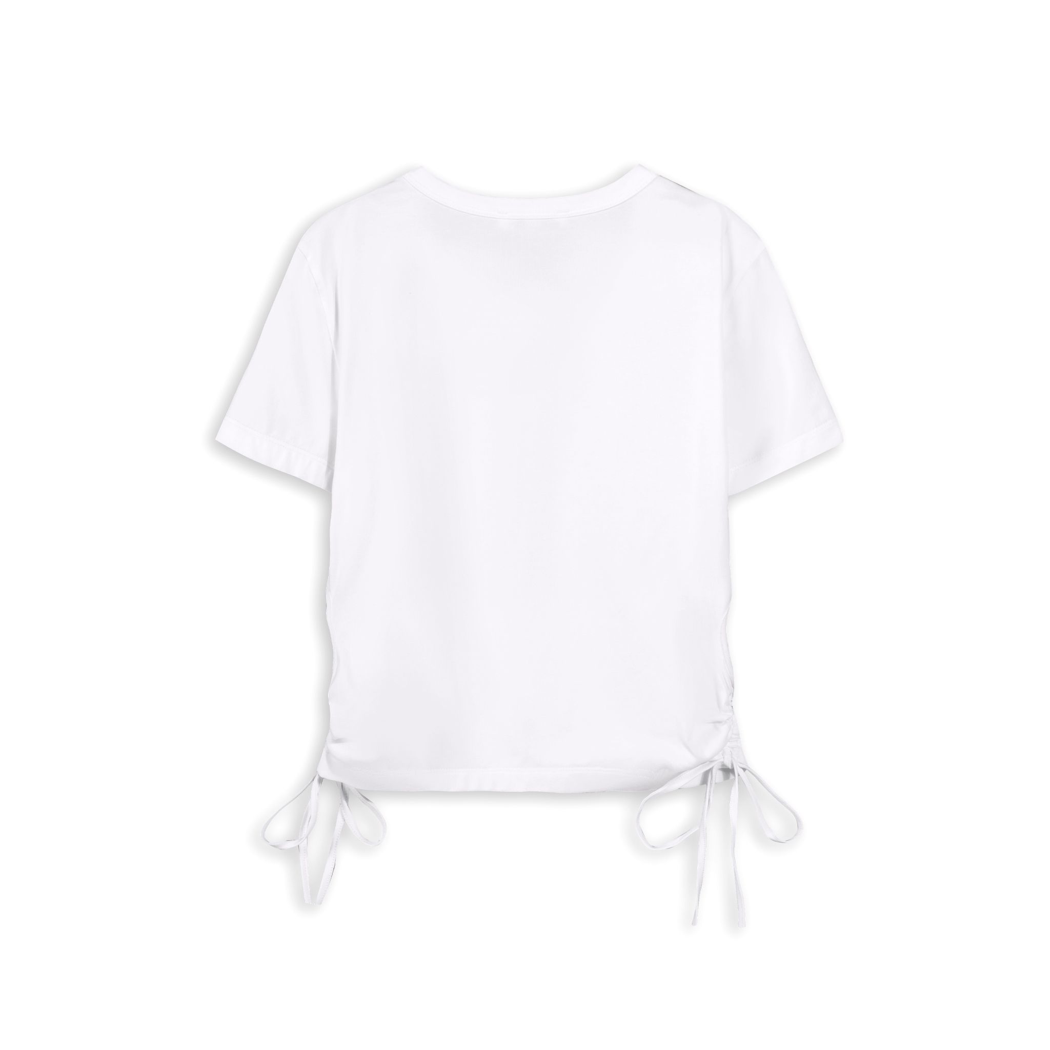  Áo phông nữ cut-out dáng crop vải cotton 